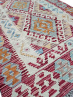 Alfombra Kilim 123x83 cm Hecho a Mano . 1