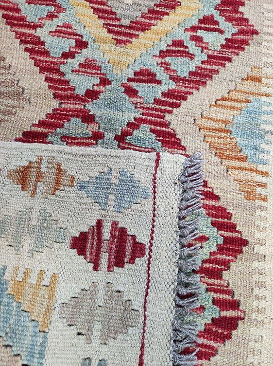Alfombra Kilim Pequena Rombos 60x90cm 3