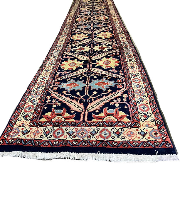 Alfombra Persa Pasillo Heriz irani Medida 462x75cm 2