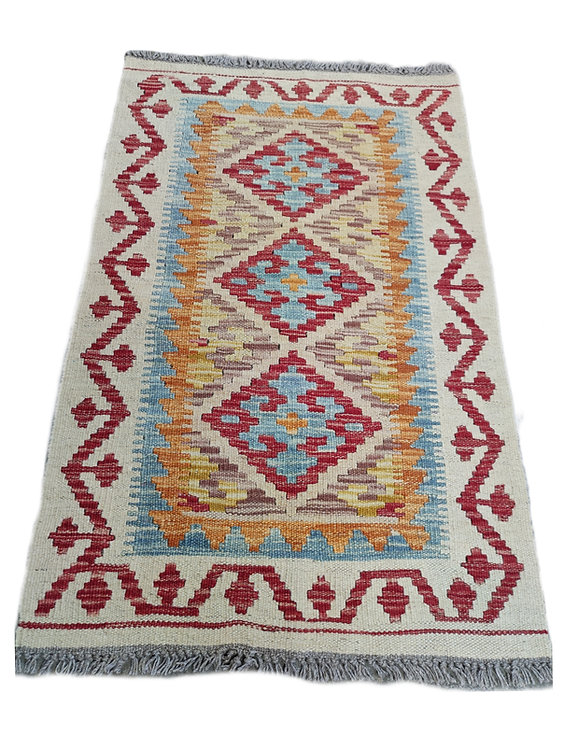 Kilim Pequeno Colorido 61x94cm