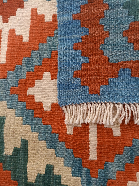 Pequeno Kilim de iran 91 x 62 cm 3