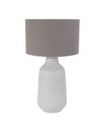 Lampara de mesa ceramica brocat